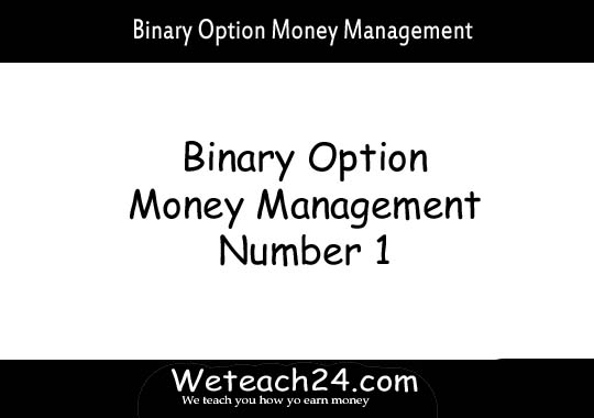 Binary Option Money Management Blog post cover